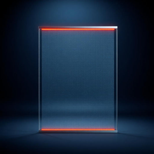 60-minute fire-rated glass panel