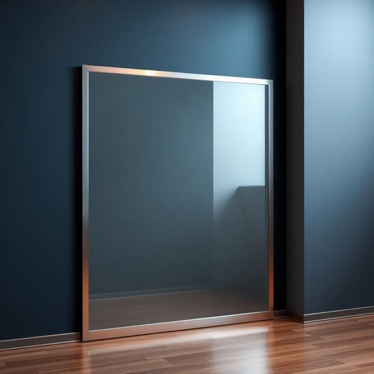 Gym mirror wall panel